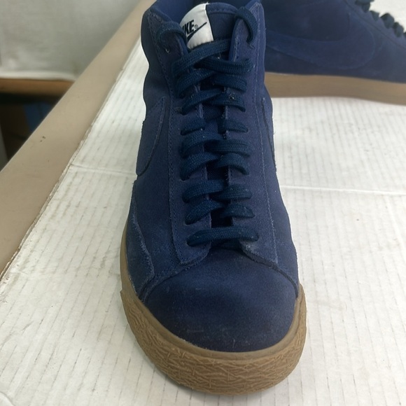 Nike Blazer Men's SZ 9 Mid Premium BINARY BLUE 429988-403 Trainer Sneakers Shoes - Picture 8 of 16